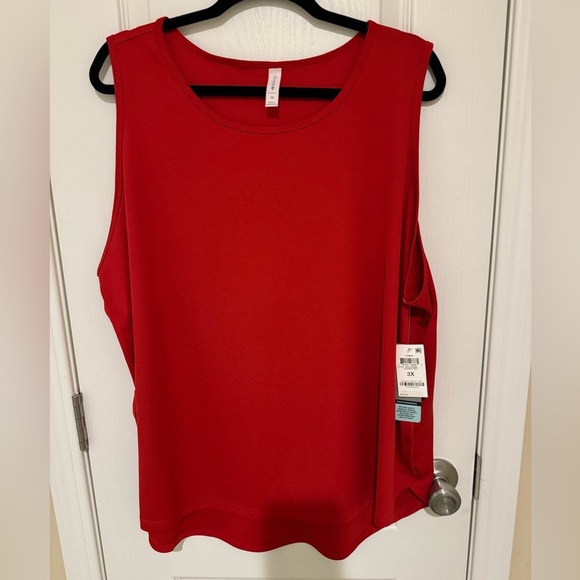 Ideology Tops - Ideology Red Tank Top